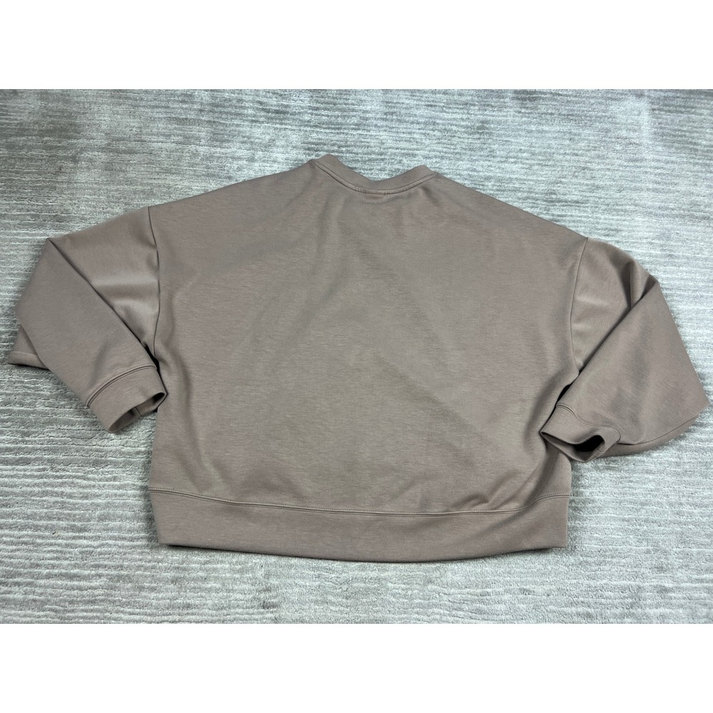 Scoop Lounge Set Womens XL Taupe Brown‎ Sweatshirt Wide Leg Pants 2pc SC018698 - Picture 11 of 16